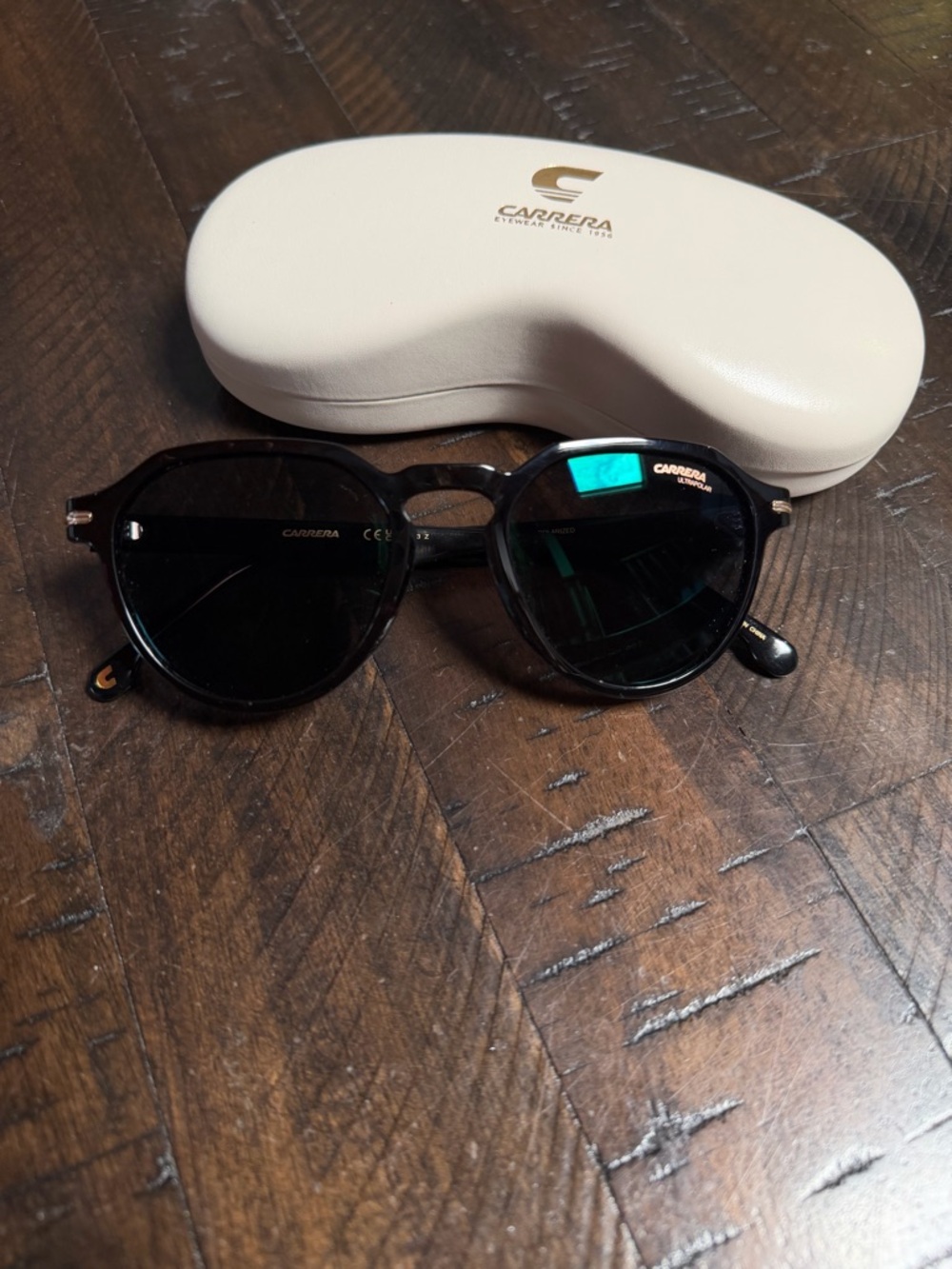 Carrera Unisex 314/S 807/Q3 Black Sunglasses POLARIZED